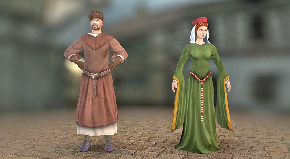 ملابس أوروبا الغربية في القرون الوسطى، القرن الـ 13