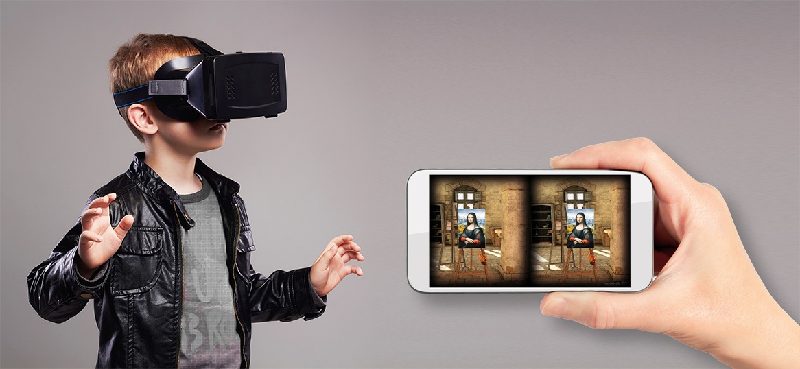 3Dモデルでの仮想現実