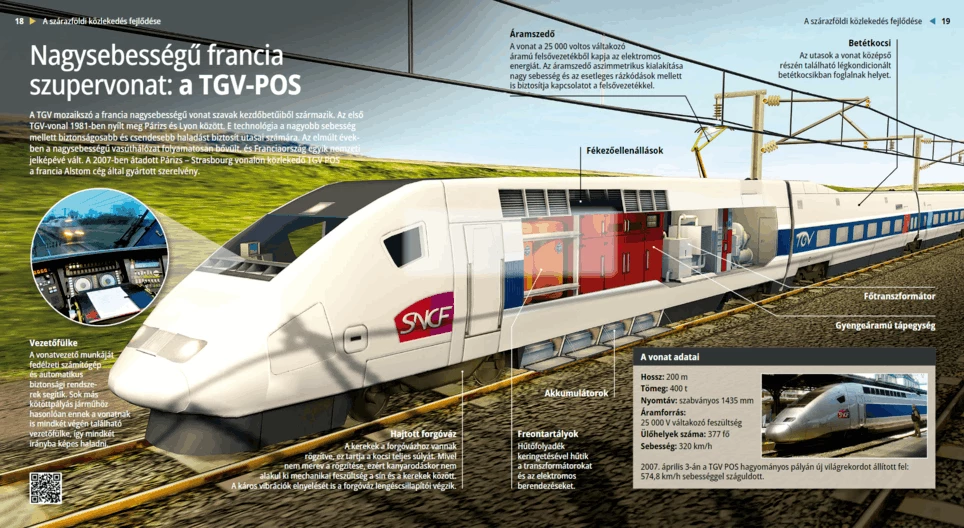 Der französische Hochgeschwindigkeitszug TGV POS