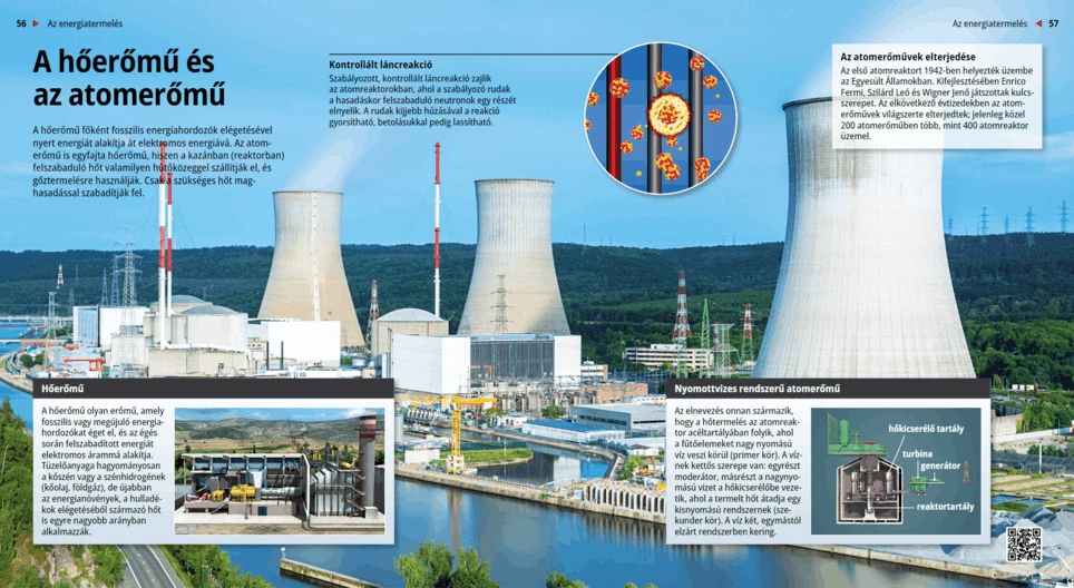 Das Wärmekraftwerk und das Atomkraftwerk