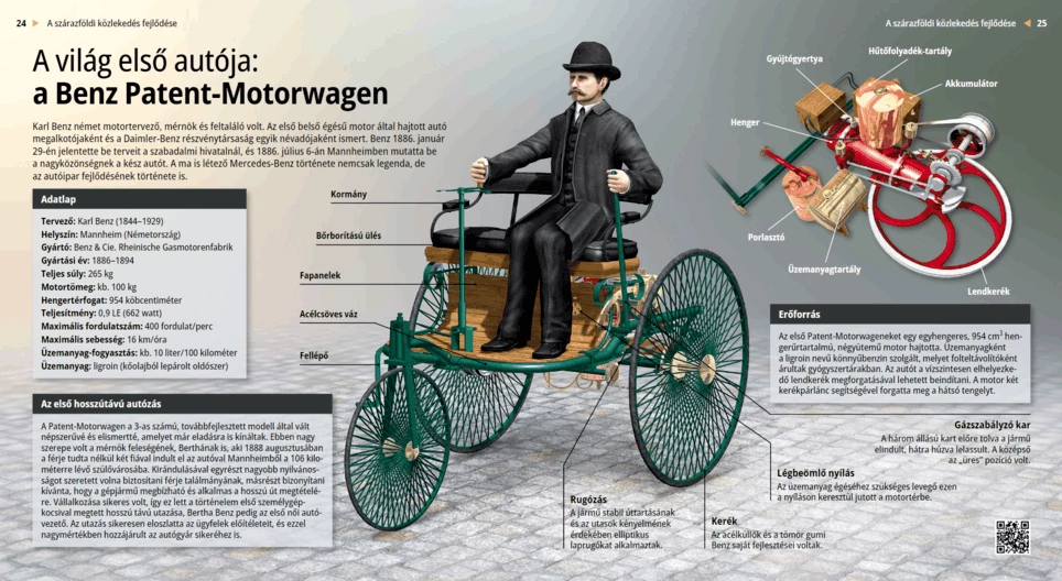 The First Automobile: Benz Patent-Motorwagen