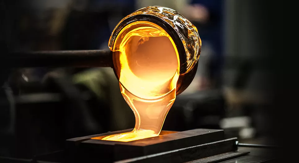 Is glass a liquid or solid substance?