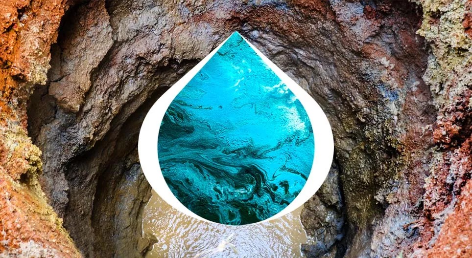 Water below the surface of Earth