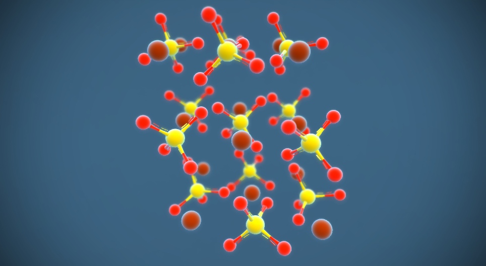 Copper sulphate (CuSO₄)