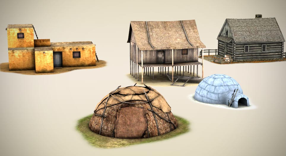 Typical dwelling types