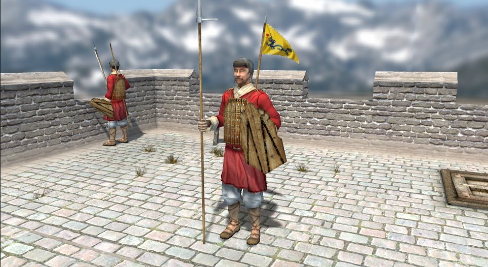 Medieval Chinese soldier