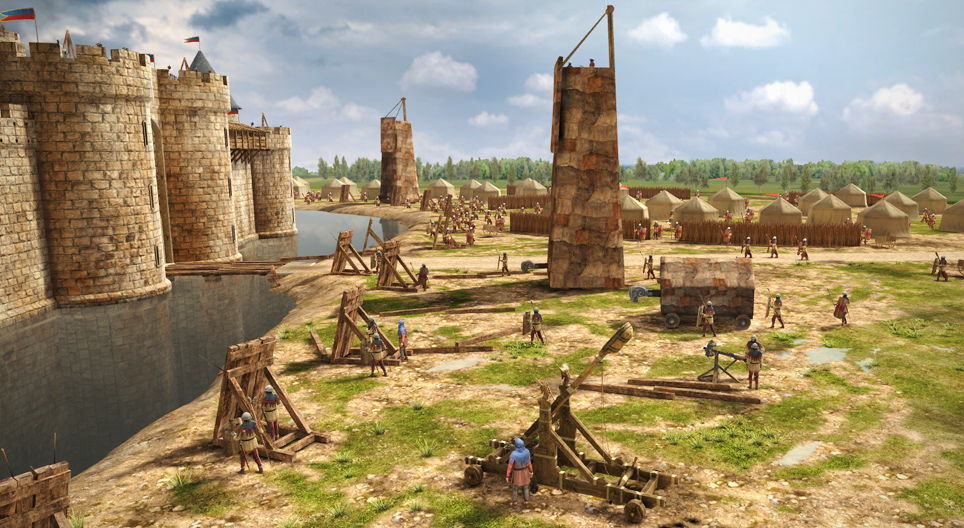 Medieval siege engines