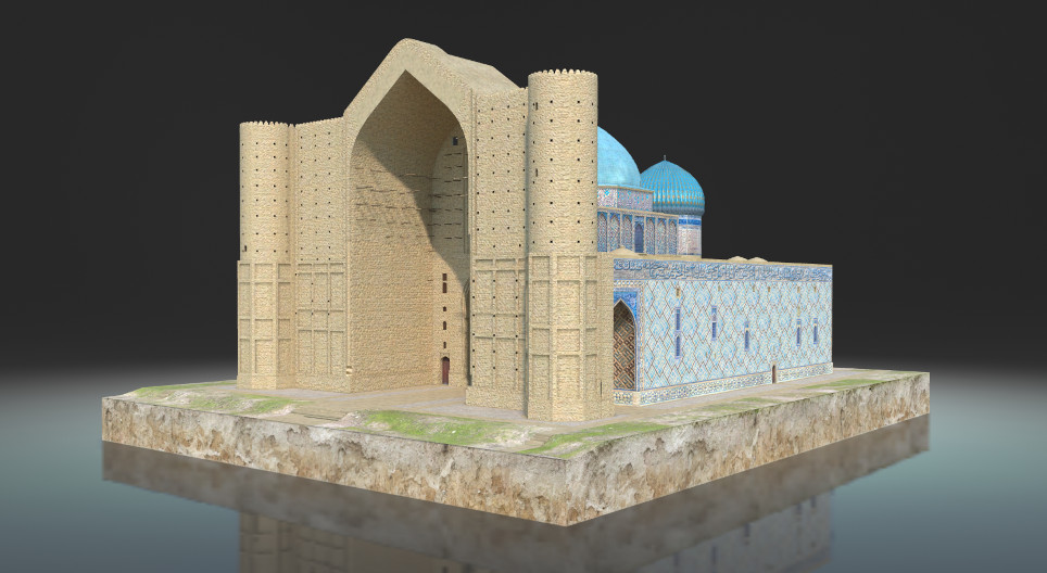 Mausoleo de Khoja Ahmad Yasavi (Turquestán, siglos XIV y XV)