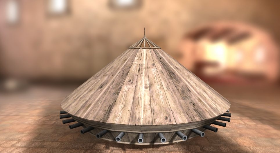Los inventos de Leonardo da Vinci - Carro blindado