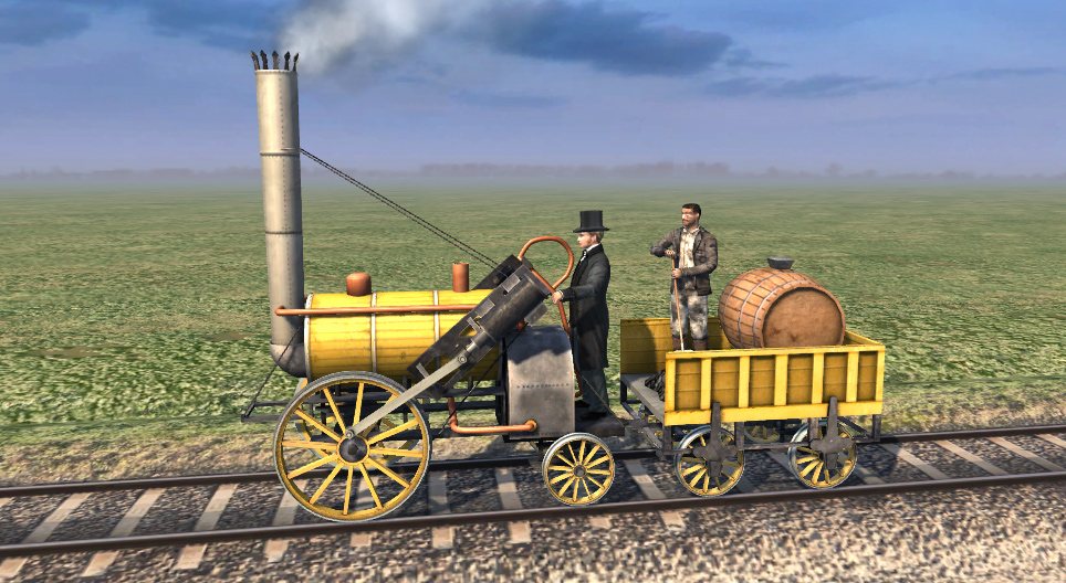 Parna lokomotiva Rocket (1829.)