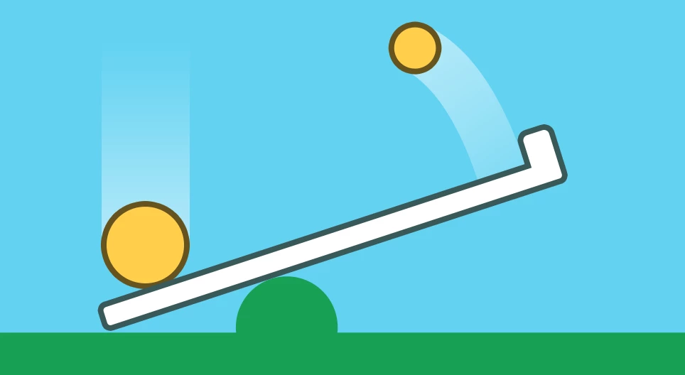 Függőleges hajítás katapulttal