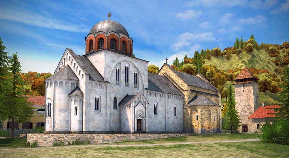 Studenica kolostor (Szerbia, 12. század)