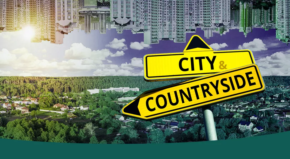 City and countryside