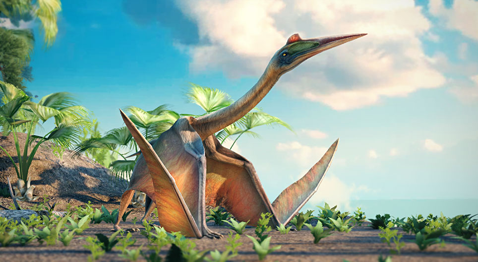 Quetzalcoatlus, uno pterosauro gigante