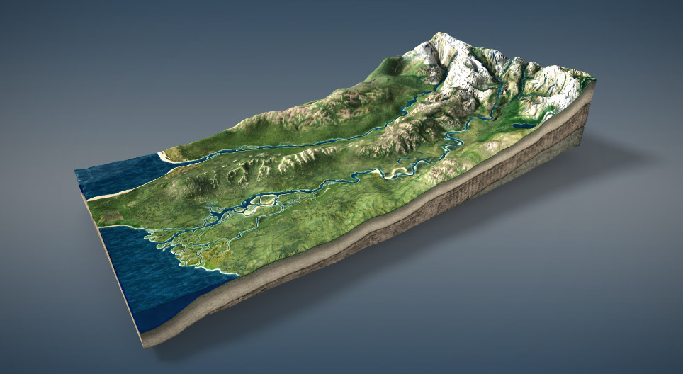 Corsi d'acqua e formazioni geologiche