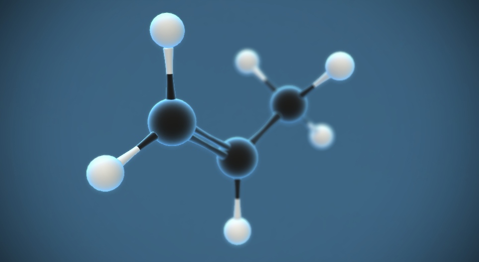 1-propene (C₃H₆)