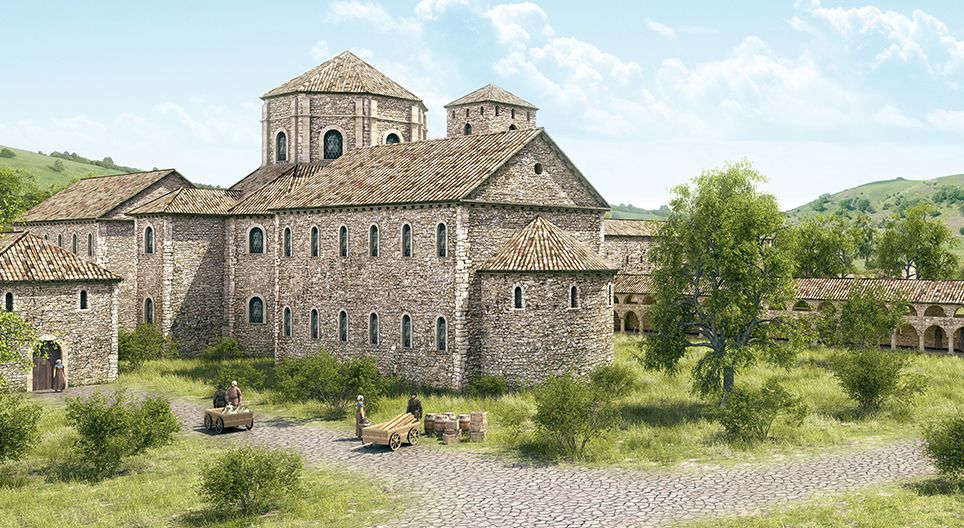 Palazzo dell'Imperatore dei Franchi Carlo Magno (Aquisgrana, secolo IX)