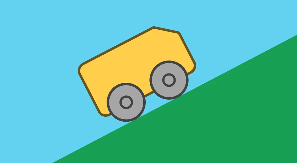 坂道での安全な駐車