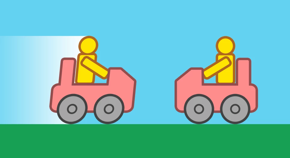 Head-on collision of cars I.