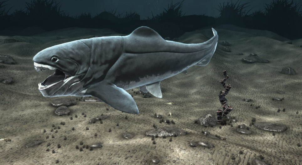 先史時代の甲冑魚