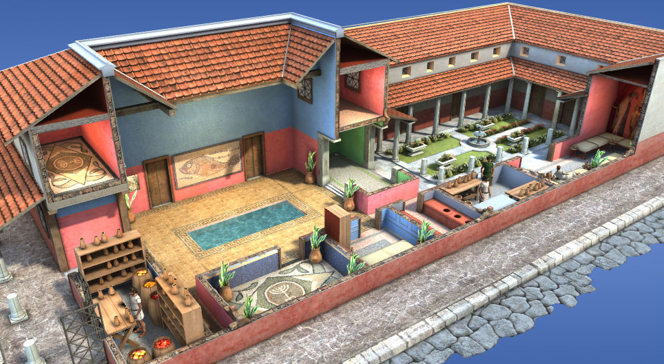 古代ローマの家