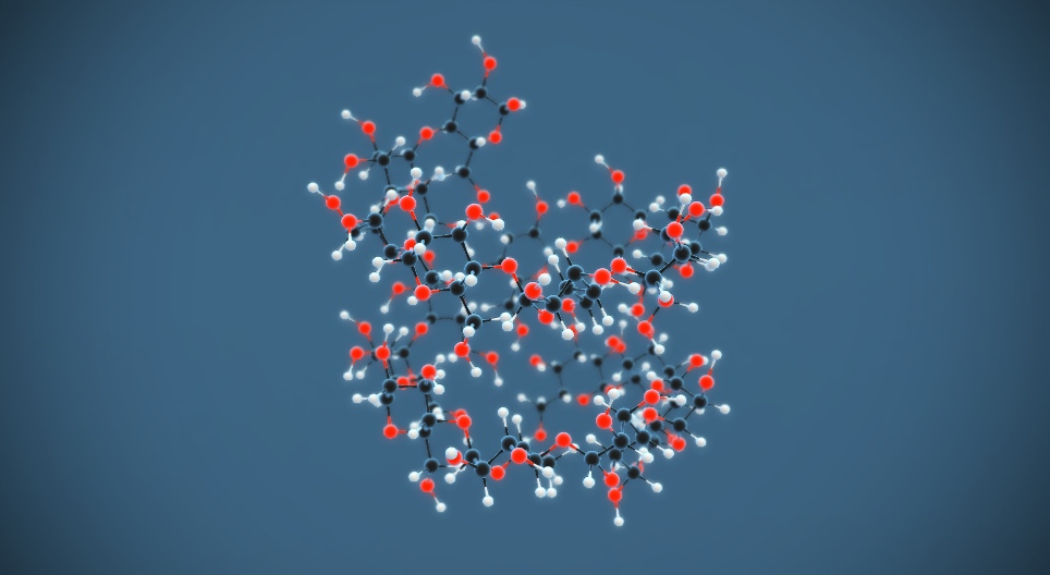 아밀로오스 ((C₆H₁₀O₅)n)