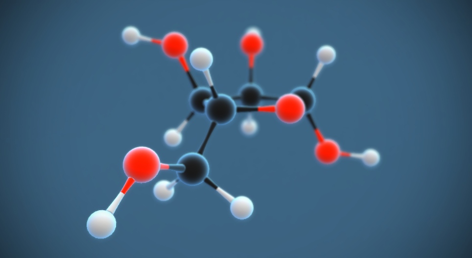 베타-D-리보오스 (C₅H₁₀O₅)