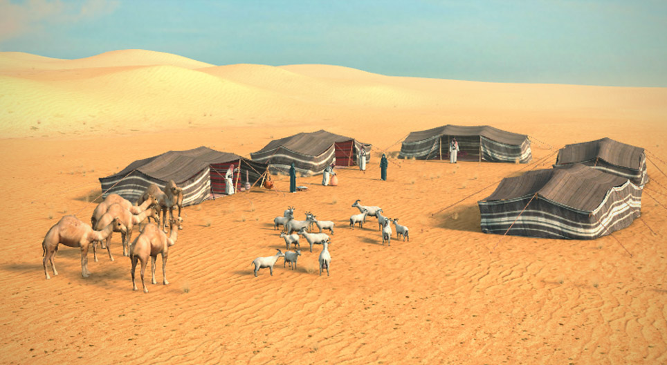 베두인족의 야영지