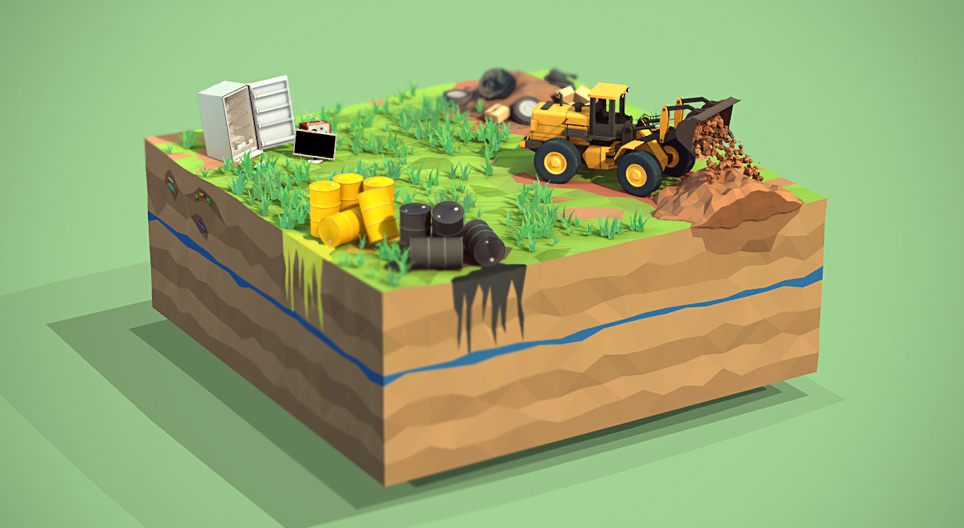 Soil pollution