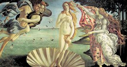 Sandro Botticelli: Narodziny Wenus (1485, renesans)