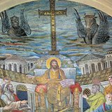 Early Christian Mosaic (Basilica of Santa Pudenziana, Rome, 4th c. A.D.)