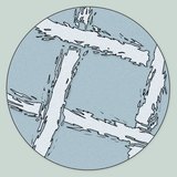 ガーゼの顕微鏡画像