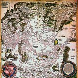 Magyarország ábrázolása egy régi térképen