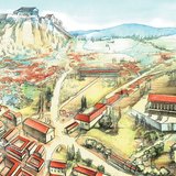 Akropol w Atenach z Agorą