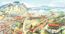 Akropol w Atenach z Agorą