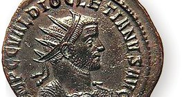 Moneta przedstawiająca Dioklecjana