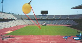 원자에 비해서 핵의 크기