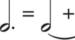 Czas trwania przerywanej półnuty