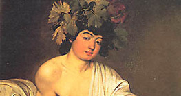 Caravaggio: Bacchus (1595; Galleria Uffizi we Florencji)