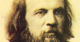 러시아 화학학자 드미트리 이바노비치 멘델레예프 (1834년-1907년)