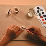 Wykonanie pierścienia na serwetki z solnej plasteliny - krok 3.