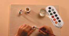 Wykonanie pierścienia na serwetki z solnej plasteliny - krok 3.