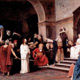 ミハイ・ムンクチェシ：キリスト・イ・ビラ・ピラティス（1881年）