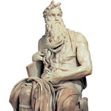Michelangelo: Moses (1513-1516, Renaissance)
