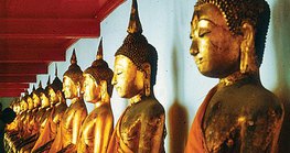 x대리석 신전의 부처님 상 (방콕, 태국)