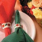 Wykonanie pierścienia na serwetki z solnej plasteliny - krok 4.