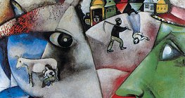 Marc Chagall: Ja i wieś (1911, surrealizm)