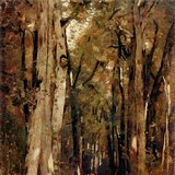 László Paál: Ścieżka przez las Fontainebleau (1876)