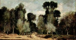 László Paál: Topole (1846)