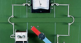 Prąd indukowany obracającym się prętem magnetycznym